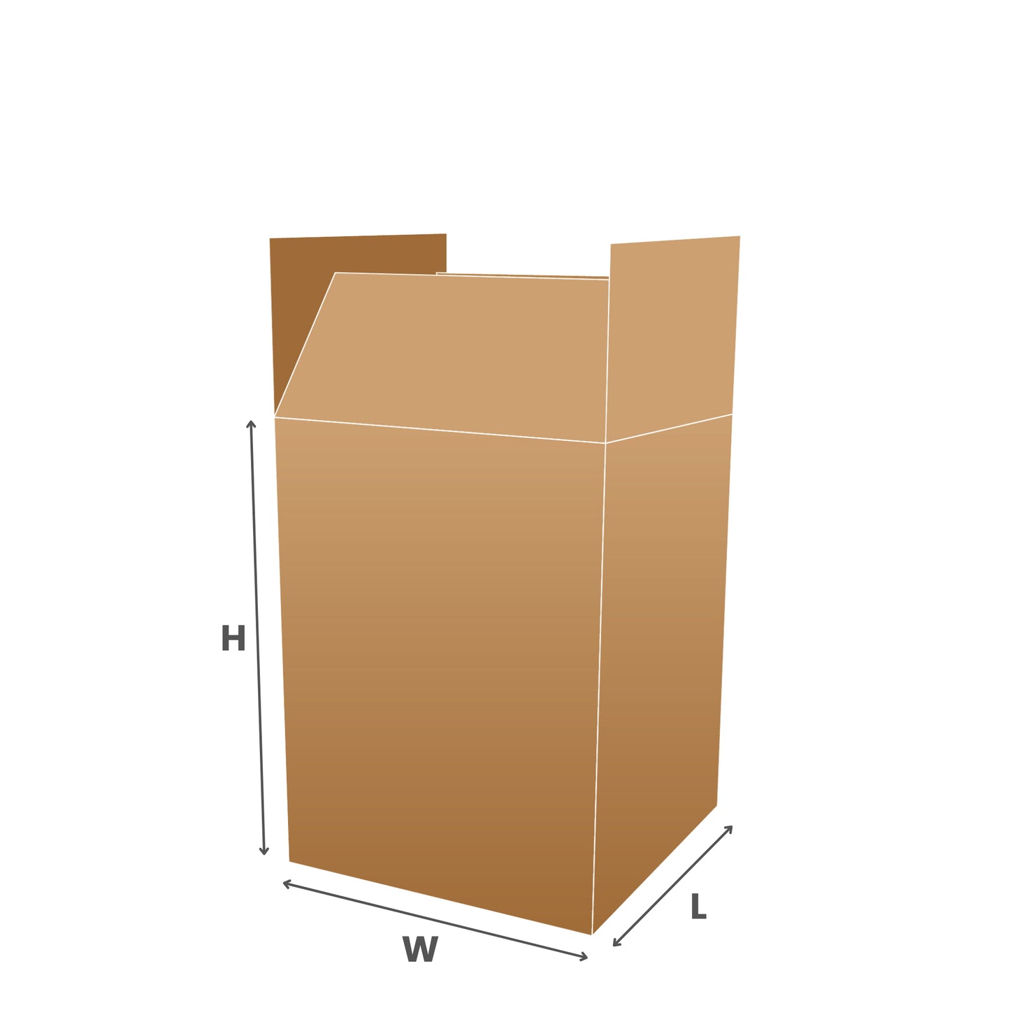 OUTER BOX "FOR 15 x Dozen" EGG CARTONS - 320x320x370 (Internal size)