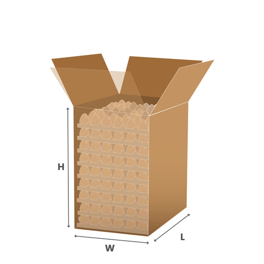 Outer BOX - 30 Pocket Egg TRAYS - 300x300x317 (Internal size)